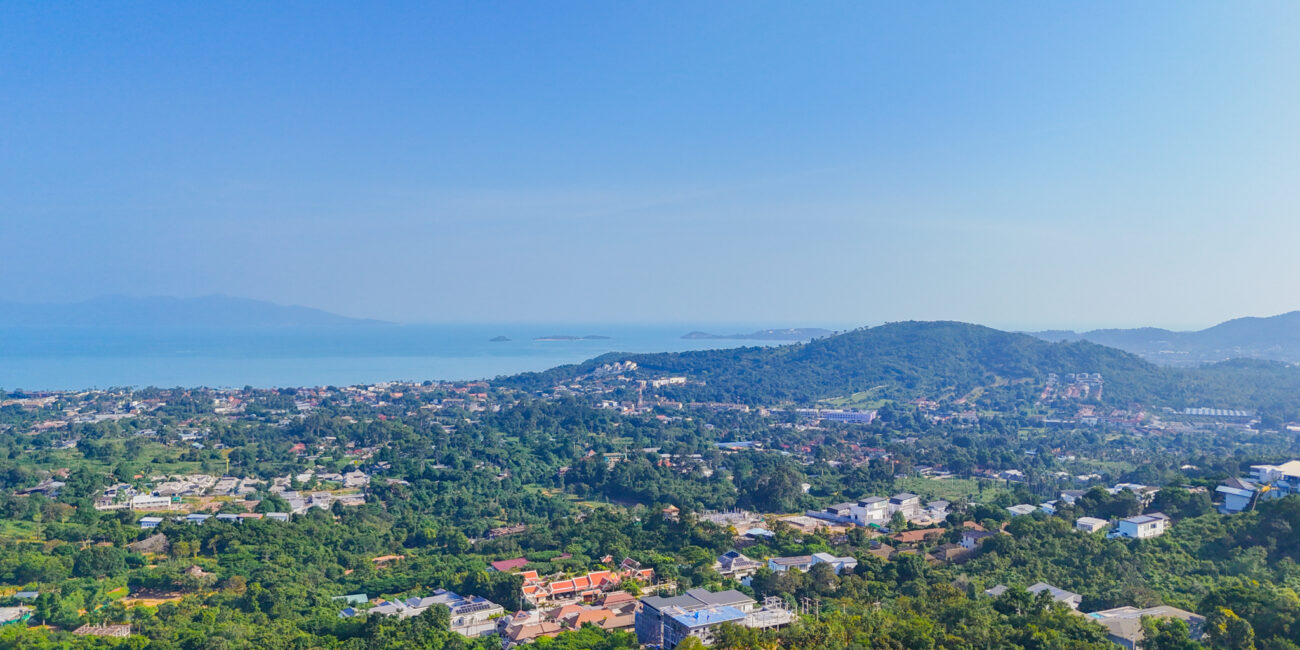 PANORAMIC SEA AND MOUNTAIN VIEWS LAND IN BOPHUT